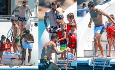 Las vacaciones de Suárez y Messi en Ibiza