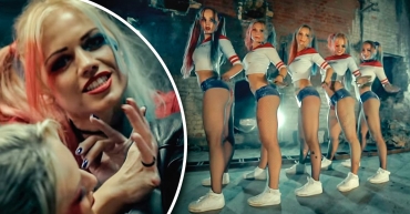 Fantasía cumplida: bailarinas rusas se visten de Harley Quinn y hacen twerking